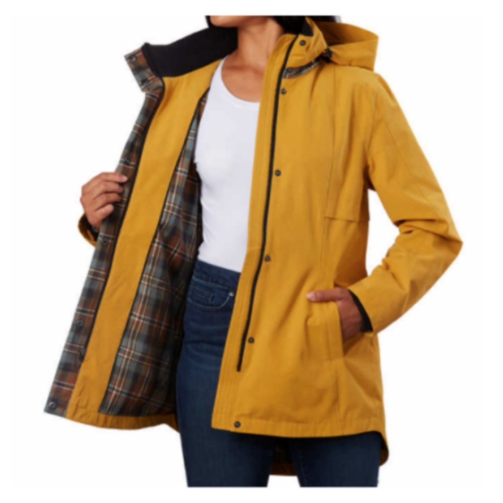 PENDLETON Misty Falls Anorak Rain Jacket MSRP$180 Goldenrod/ Mustard GreatReview